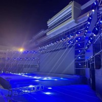 音乐节主题活动舞台背景搭建